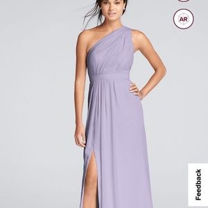 David’s bridal Iris bridesmaid long dress